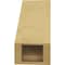 Ekena Millwork 5-inch W x 10-inch D x 10-inch H Baker Rough Cedar Woodgrain TimberThane Knee Brace, Primed BRCUR05X10X10BKRRCPR - alternate 3